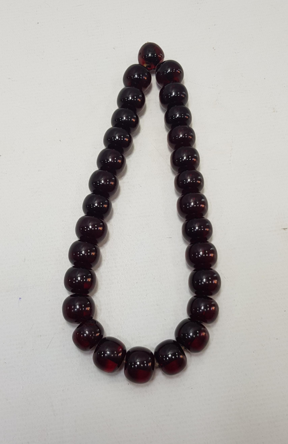 OSMANLI DÖNEMİ ATEŞ KEHRİBAR TESBİH 