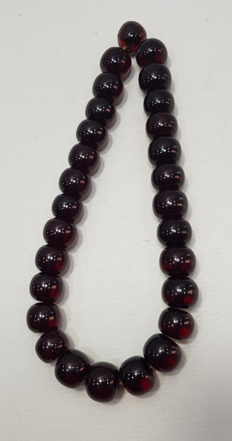 OSMANLI DÖNEMİ ATEŞ KEHRİBAR TESBİH 