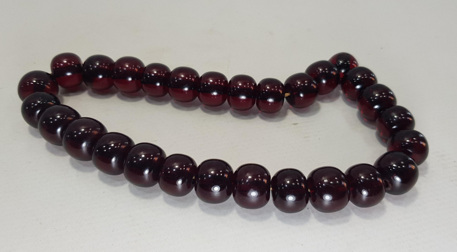 OSMANLI DÖNEMİ ATEŞ KEHRİBAR TESBİH 