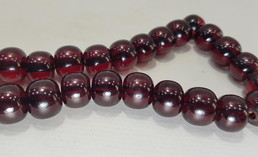 OSMANLI DÖNEMİ ATEŞ KEHRİBAR TESBİH 