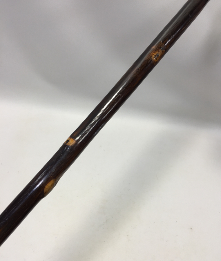 OSMANLI DÖNEMİ KALEM İŞÇİLİKLİ GÜMÜŞ SAPLI BEYEFENDİ BASTON