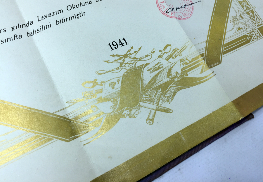 1941 YILI ÇİL KONDİSYONDA LEVAZIM ASTEĞMEN DİPLOMASI