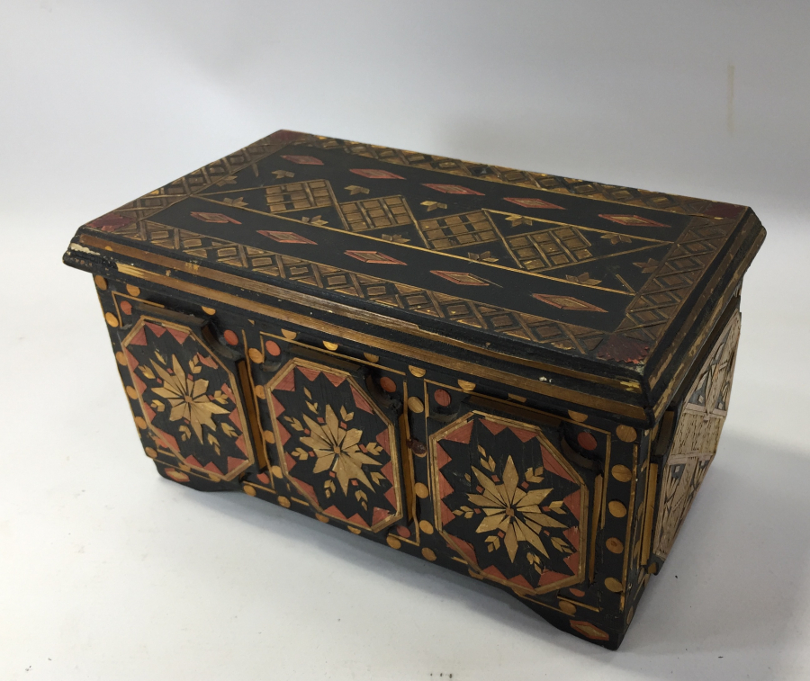 CUMHURİYET BAŞLARI SAMAN İŞİ MÜCEVHER KUTUSU