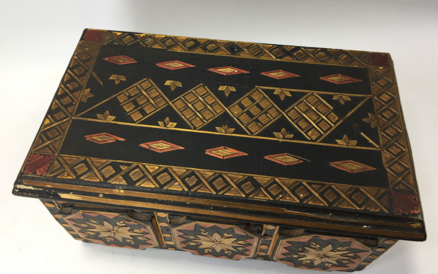 CUMHURİYET BAŞLARI SAMAN İŞİ MÜCEVHER KUTUSU