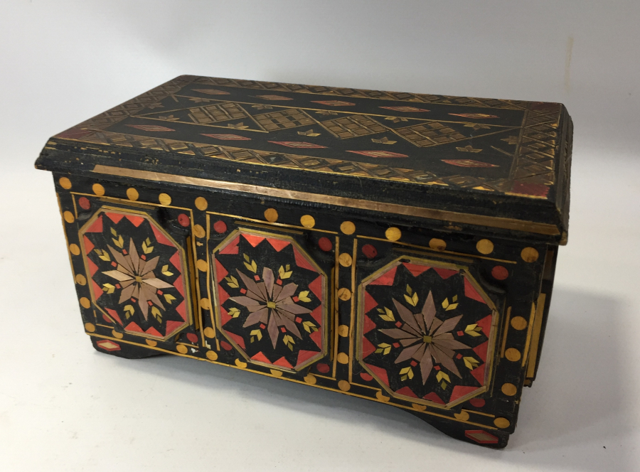 CUMHURİYET BAŞLARI SAMAN İŞİ MÜCEVHER KUTUSU