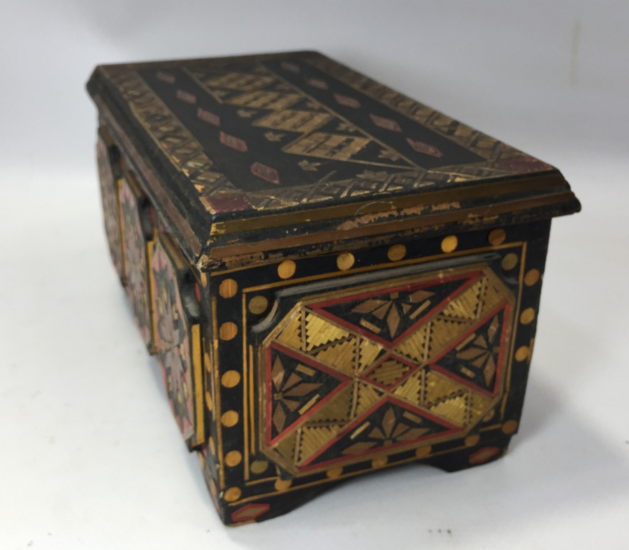 CUMHURİYET BAŞLARI SAMAN İŞİ MÜCEVHER KUTUSU