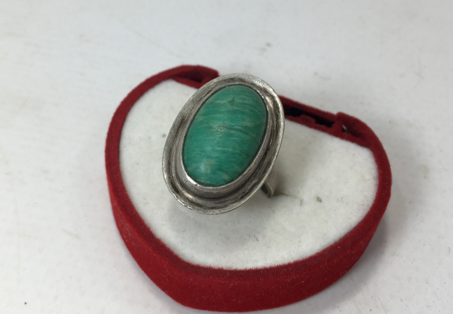 DOĞAL TAŞLI GÜMÜŞ YÜZÜK