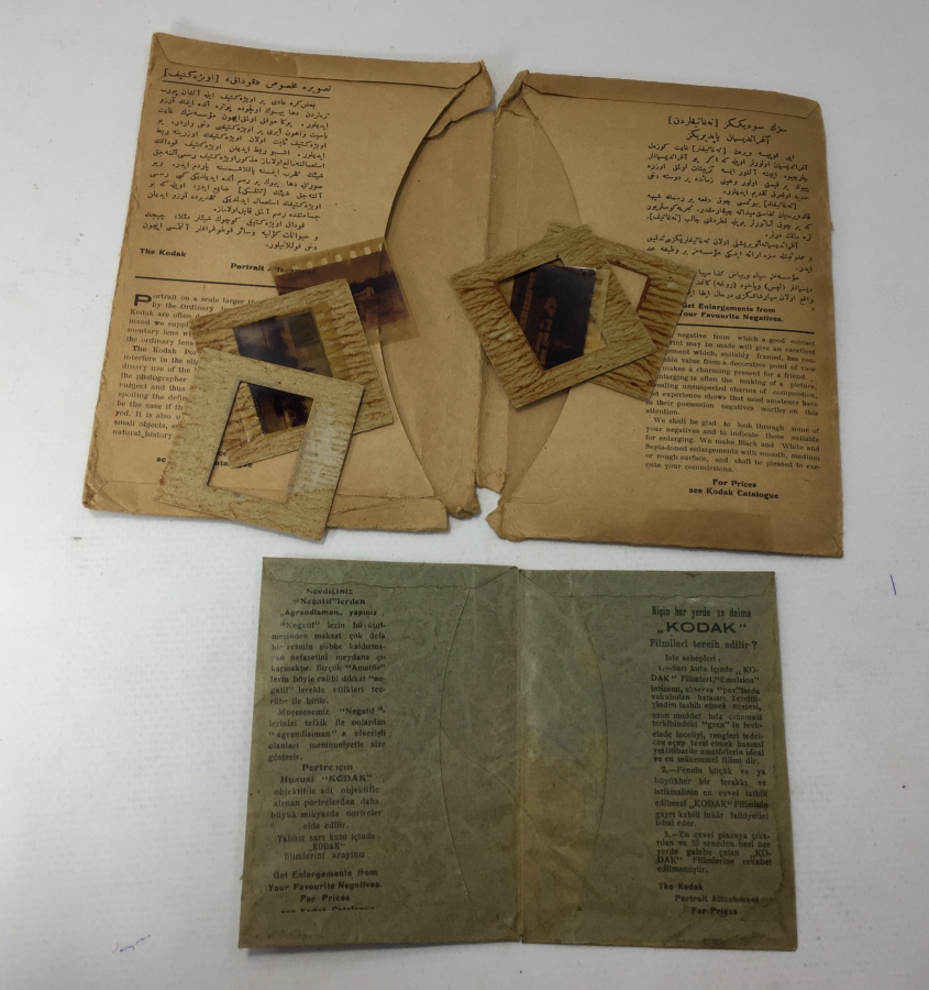 İÇİNDE NEGATİFLERİ OLAN OSMANLI DÖNEMİ KODAK FOTOĞRAF MAKİNESİ EFEMERA