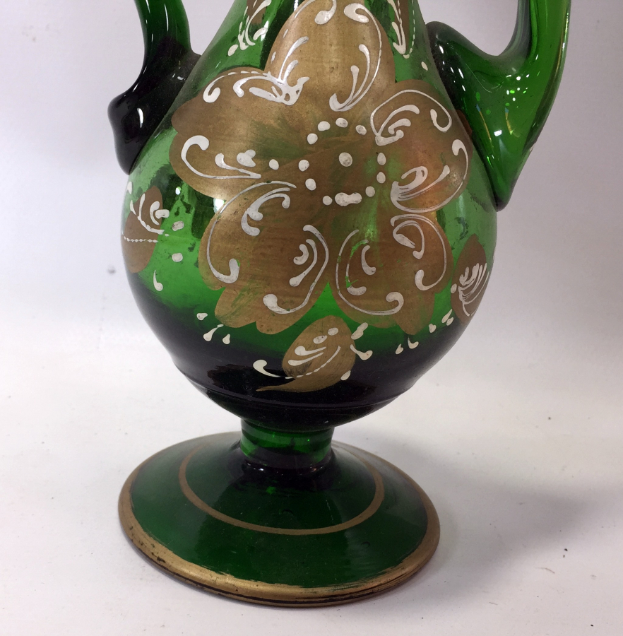 KOPARMA CAMDAN EL BOYAMA ANTİKA İBRİK