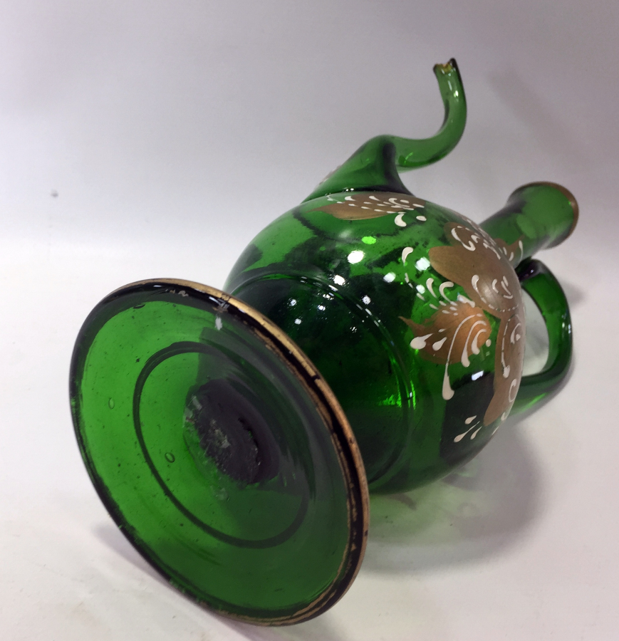 KOPARMA CAMDAN EL BOYAMA ANTİKA İBRİK