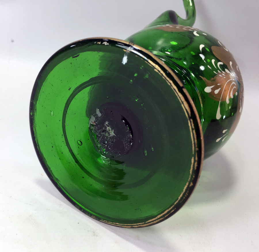 KOPARMA CAMDAN EL BOYAMA ANTİKA İBRİK