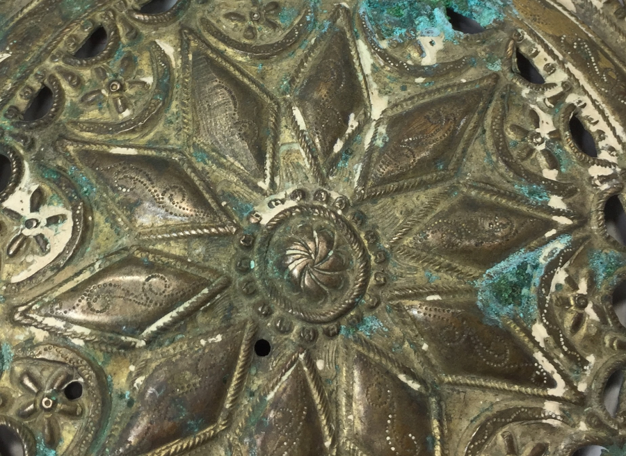 OSMANLI DÖNEMİ ÇARKI FELEK MOTİFLİ VE OSMANLI YILDIZLI GELİN TEPELİĞİ