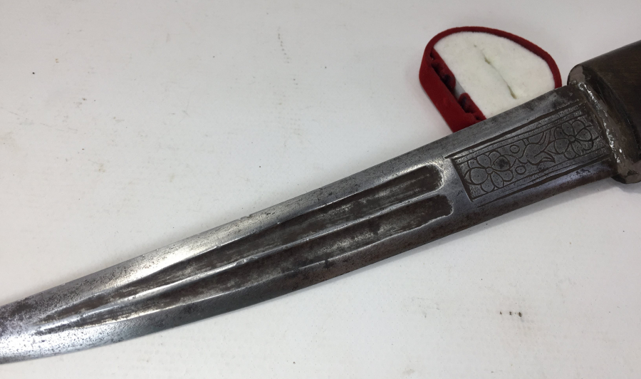 OSMANLI DÖNEMİ ÇOK NADİR GERGEDAN BOYNUZU SAPLI KÜRT KAMASI