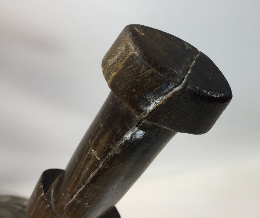 OSMANLI DÖNEMİ ÇOK NADİR GERGEDAN BOYNUZU SAPLI KÜRT KAMASI