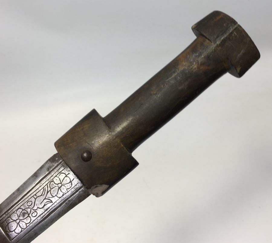 OSMANLI DÖNEMİ ÇOK NADİR GERGEDAN BOYNUZU SAPLI KÜRT KAMASI