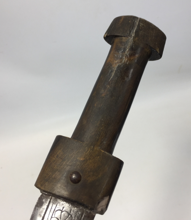 OSMANLI DÖNEMİ ÇOK NADİR GERGEDAN BOYNUZU SAPLI KÜRT KAMASI