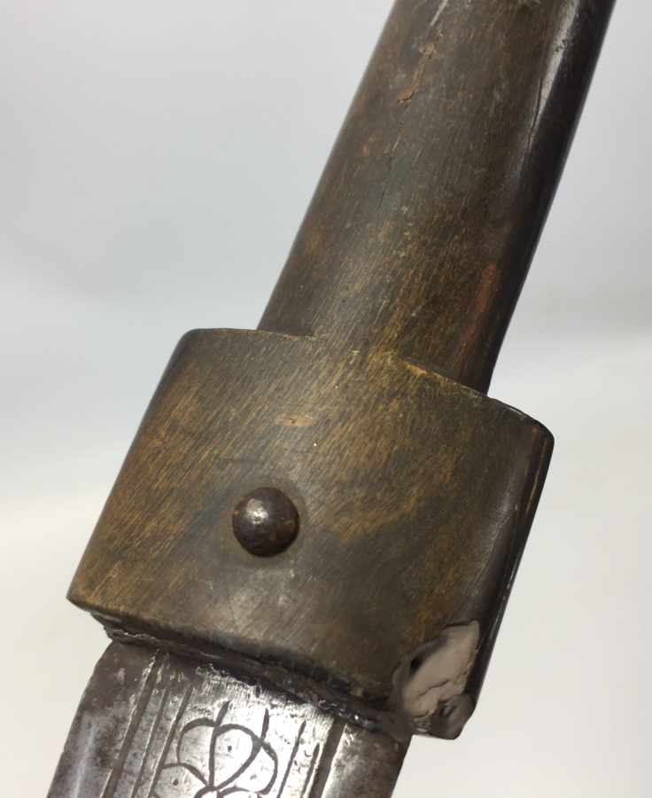 OSMANLI DÖNEMİ ÇOK NADİR GERGEDAN BOYNUZU SAPLI KÜRT KAMASI