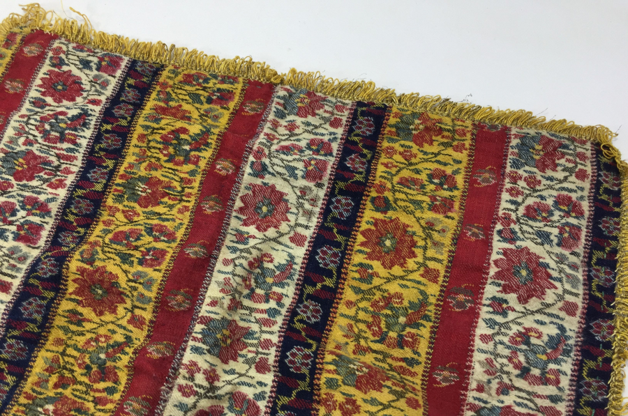 OSMANLI DÖNEMİ ÇOK NADİR HEREKE İŞİ SAKAL-I ŞERİF ÖRTÜSÜ