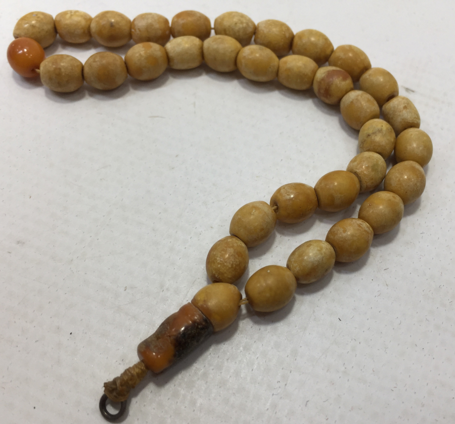 OSMANLI DÖNEMİ LÜLE TAŞINDAN MAMUL TESBİH