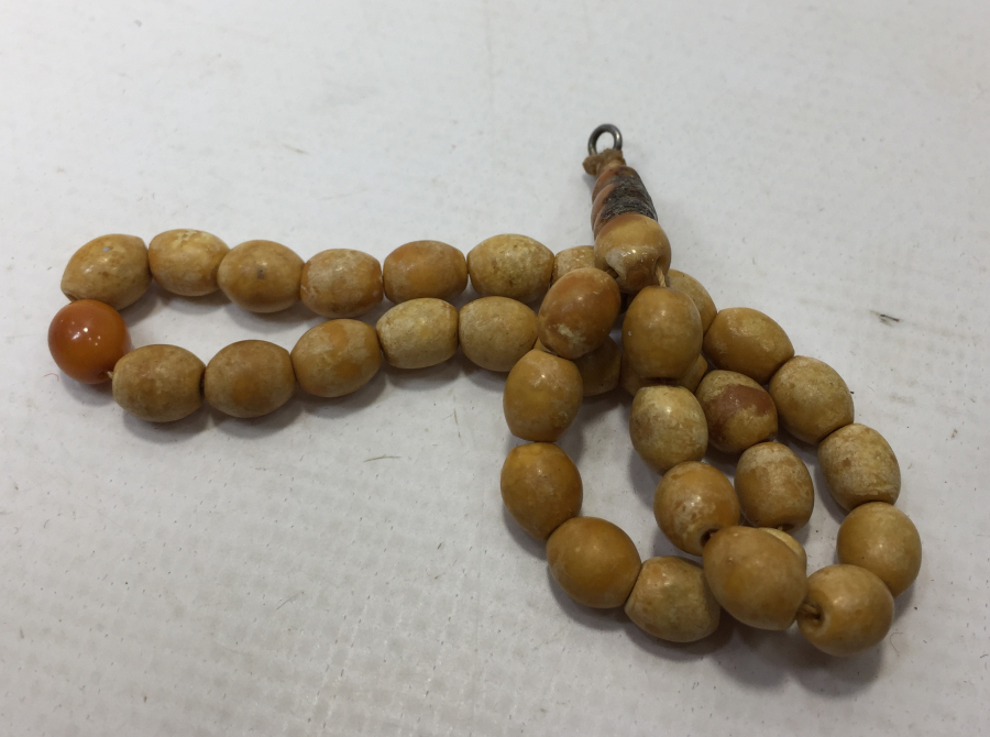 OSMANLI DÖNEMİ LÜLE TAŞINDAN MAMUL TESBİH