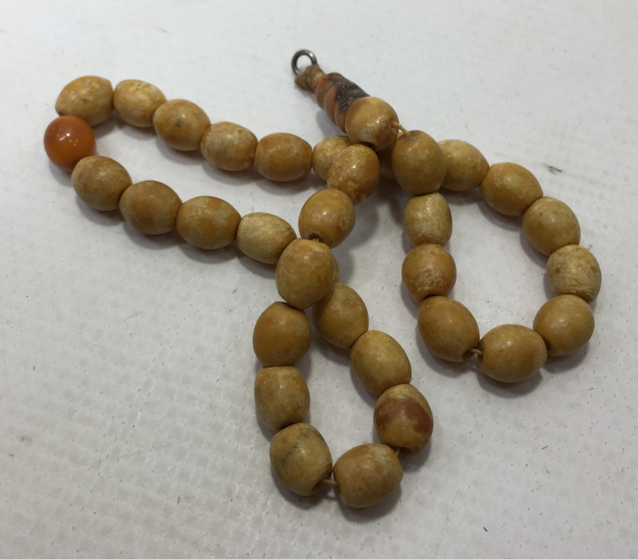 OSMANLI DÖNEMİ LÜLE TAŞINDAN MAMUL TESBİH