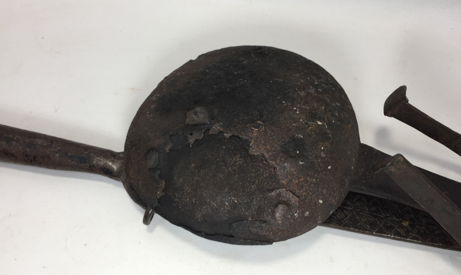 OSMANLI DÖNEMİ NADİR FORMDA BÜYÜK BOY KAHVE KAVURMA TAVASI