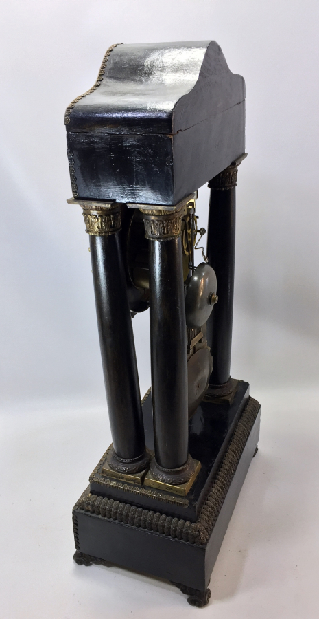 OSMANLI DÖNEMİ OSMANLICA KADRANLI ÇOK NADİR ŞÖMİNE SAATİ