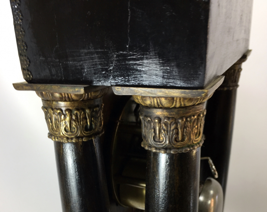 OSMANLI DÖNEMİ OSMANLICA KADRANLI ÇOK NADİR ŞÖMİNE SAATİ