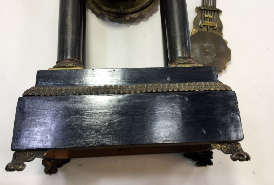 OSMANLI DÖNEMİ OSMANLICA KADRANLI ÇOK NADİR ŞÖMİNE SAATİ