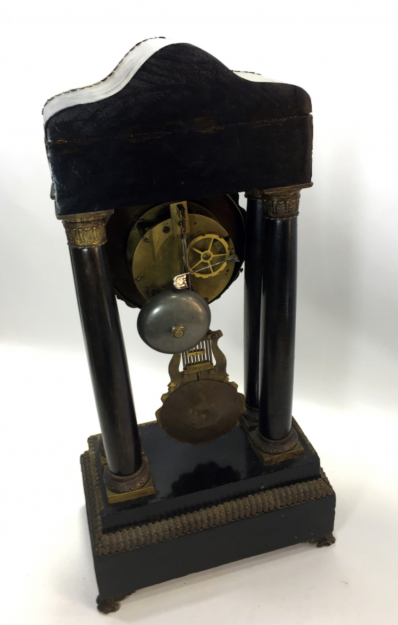 OSMANLI DÖNEMİ OSMANLICA KADRANLI ÇOK NADİR ŞÖMİNE SAATİ