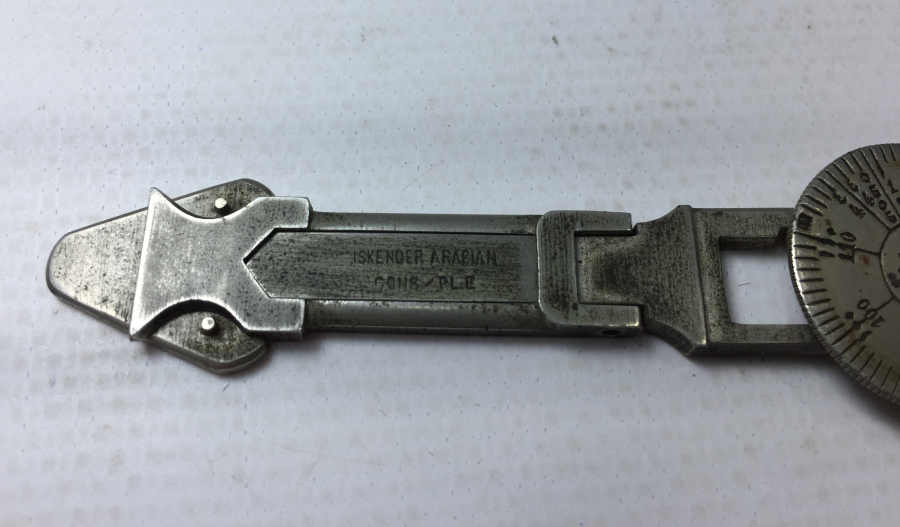 OSMANLI DÖNEMİ OSMANLICA YAZILI KUYUMCU TERAZİSİ