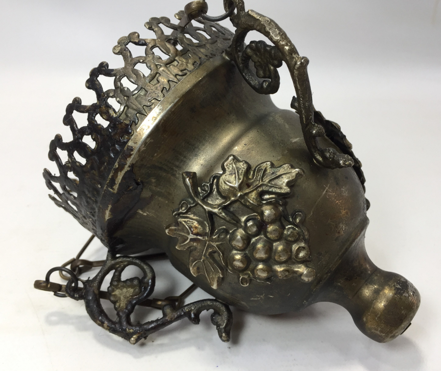 OSMANLI DÖNEMİ RUM İŞİ PERÇİNLİ KANDİL