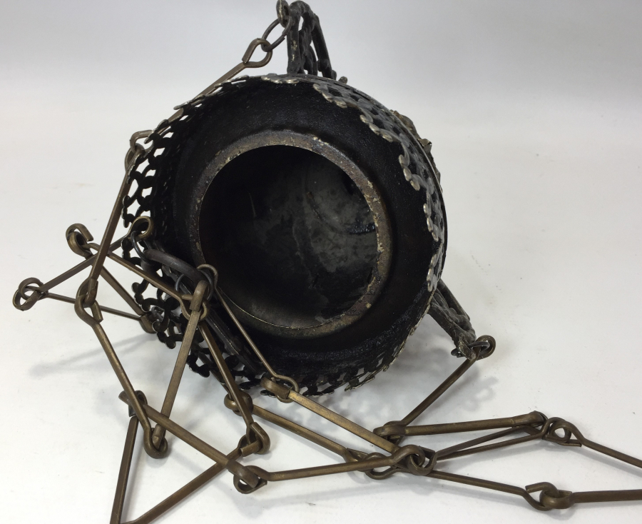 OSMANLI DÖNEMİ RUM İŞİ PERÇİNLİ KANDİL