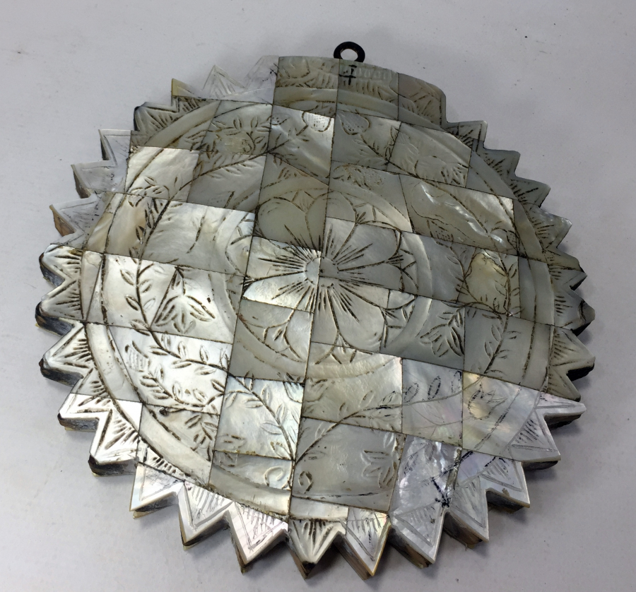 OSMANLI DÖNEMİ SEDEF İŞÇİLİKLİ NADİR GELİN AYNASI