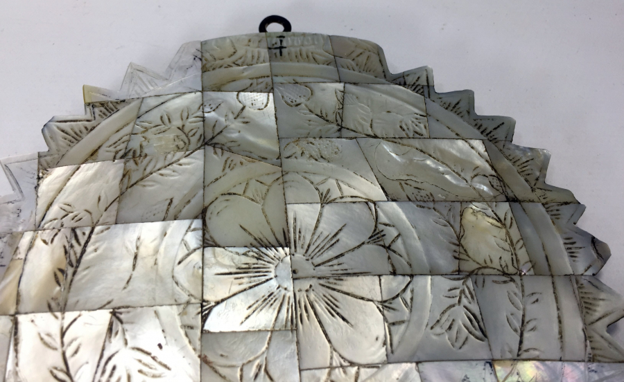 OSMANLI DÖNEMİ SEDEF İŞÇİLİKLİ NADİR GELİN AYNASI