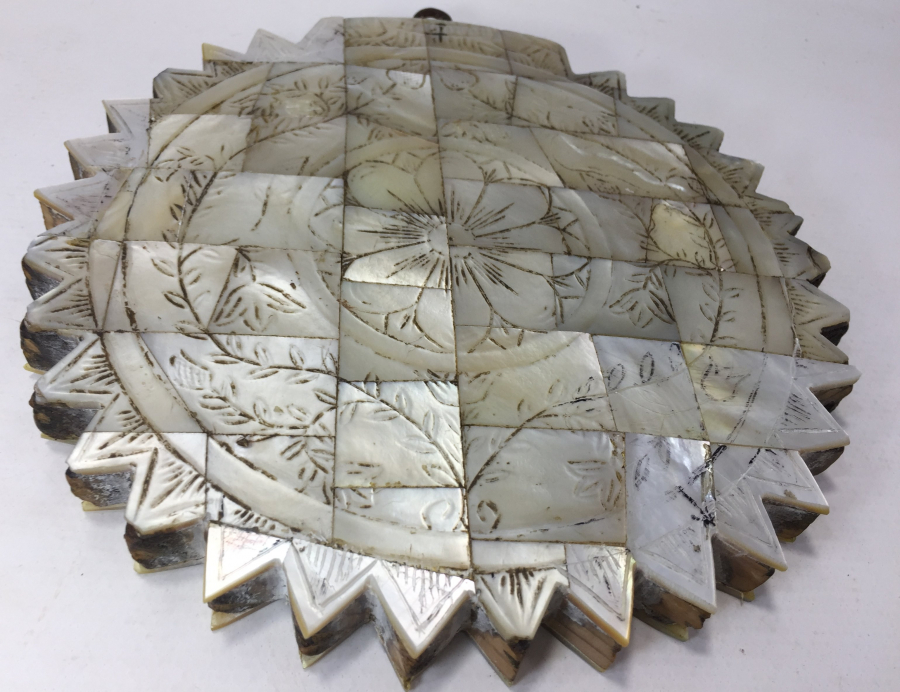 OSMANLI DÖNEMİ SEDEF İŞÇİLİKLİ NADİR GELİN AYNASI