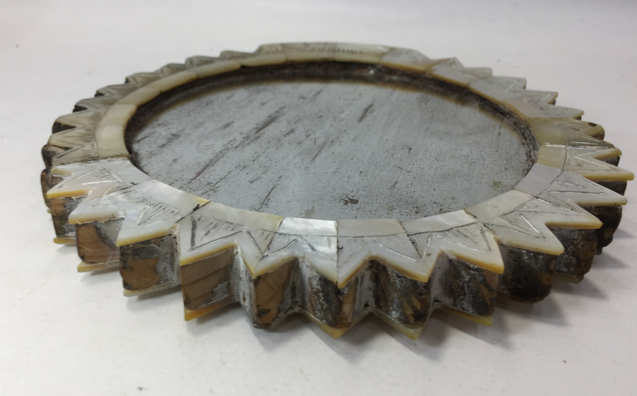 OSMANLI DÖNEMİ SEDEF İŞÇİLİKLİ NADİR GELİN AYNASI