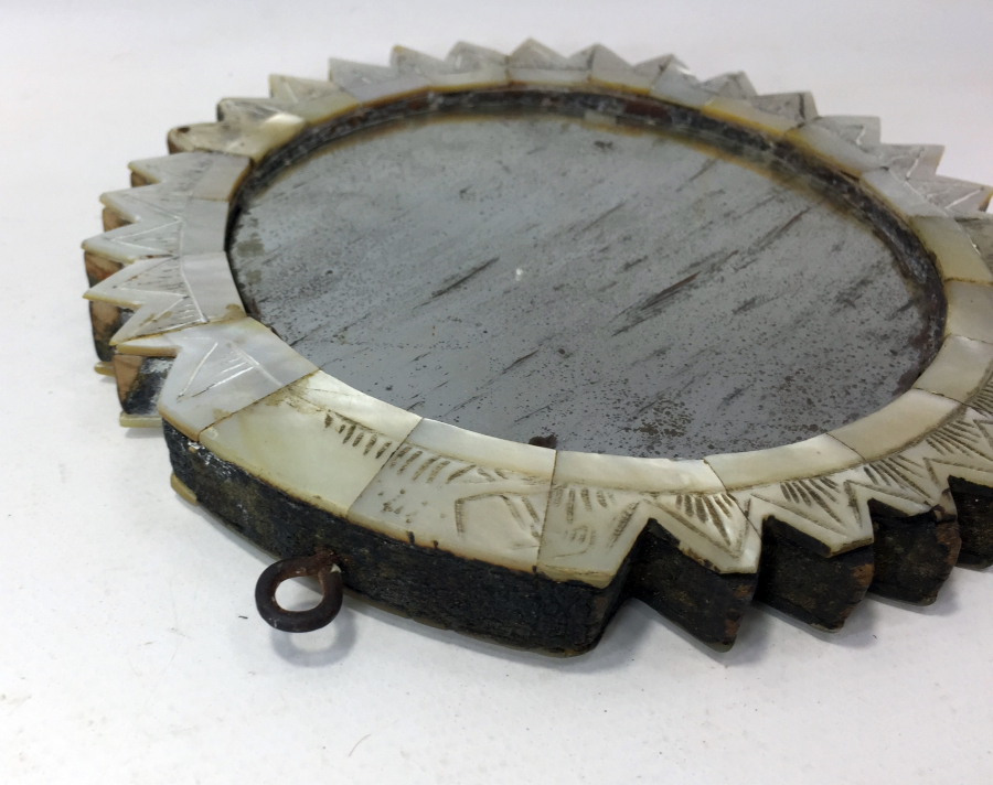 OSMANLI DÖNEMİ SEDEF İŞÇİLİKLİ NADİR GELİN AYNASI