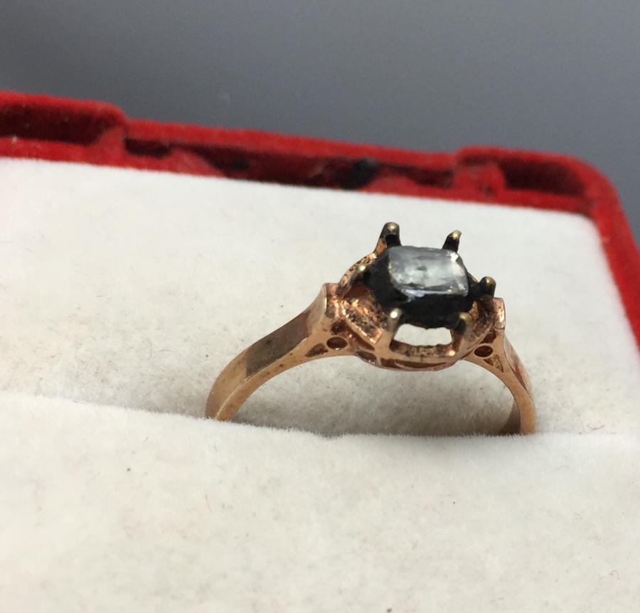 TEKTAŞ ANTİKA  ELMAS YÜZÜK