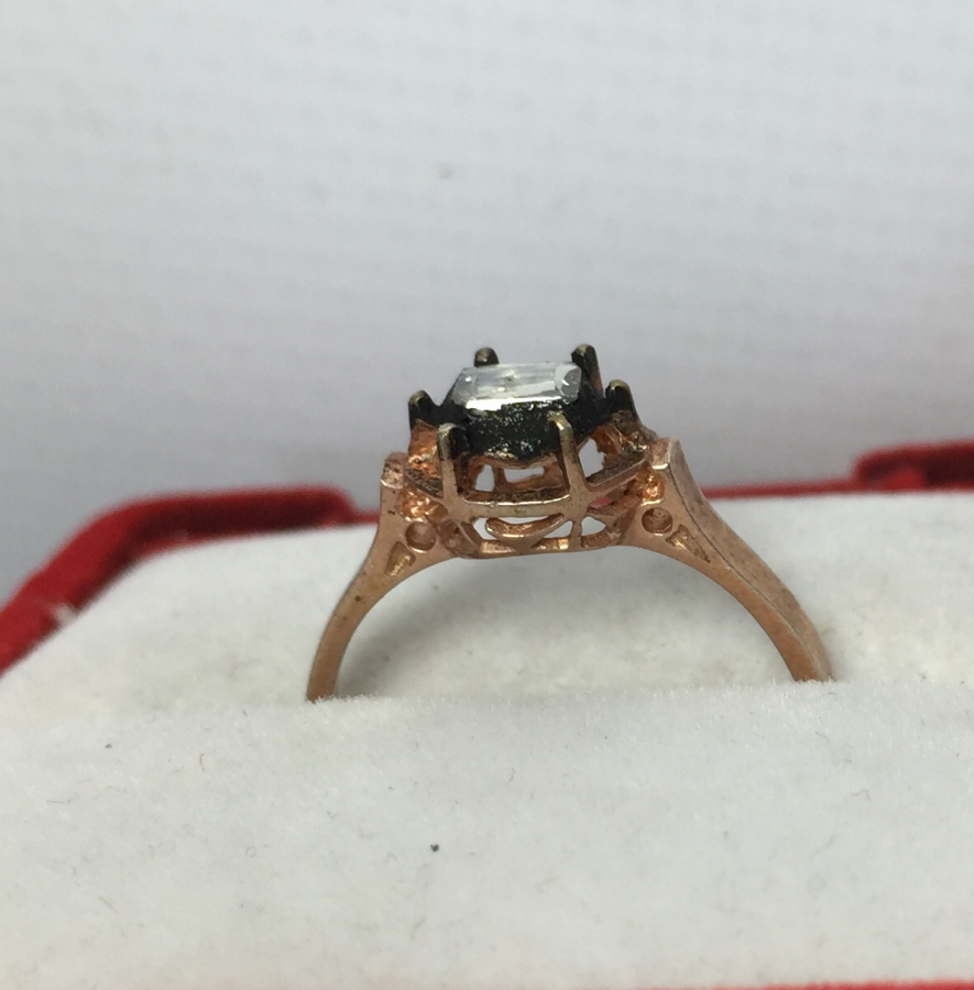 TEKTAŞ ANTİKA  ELMAS YÜZÜK