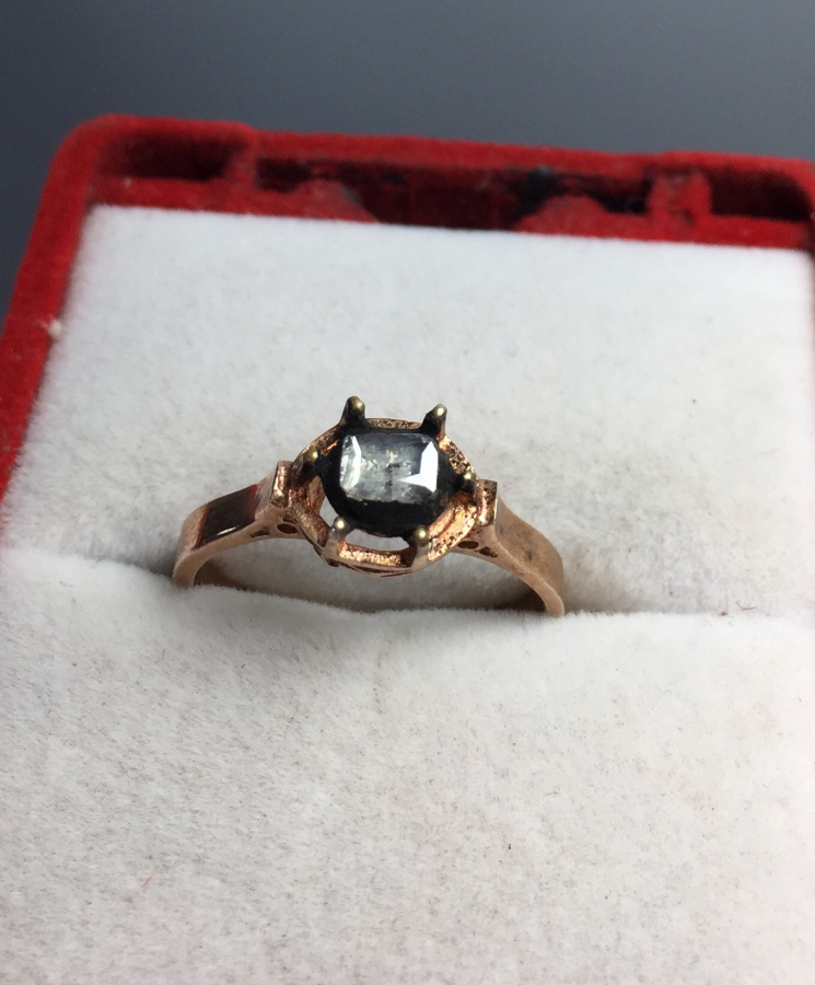 TEKTAŞ ANTİKA  ELMAS YÜZÜK