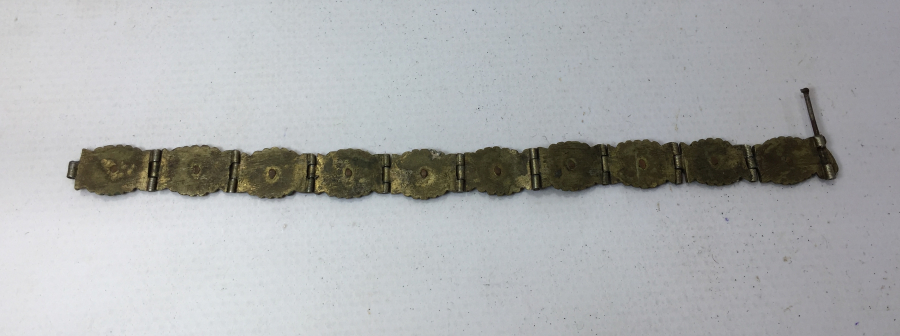 ÜZERİNDE FATMA ANAMIZIN ELİ BULUNAN SAVATLI OSMANLI BİLEKLİK - NAZAR TILSIMLI