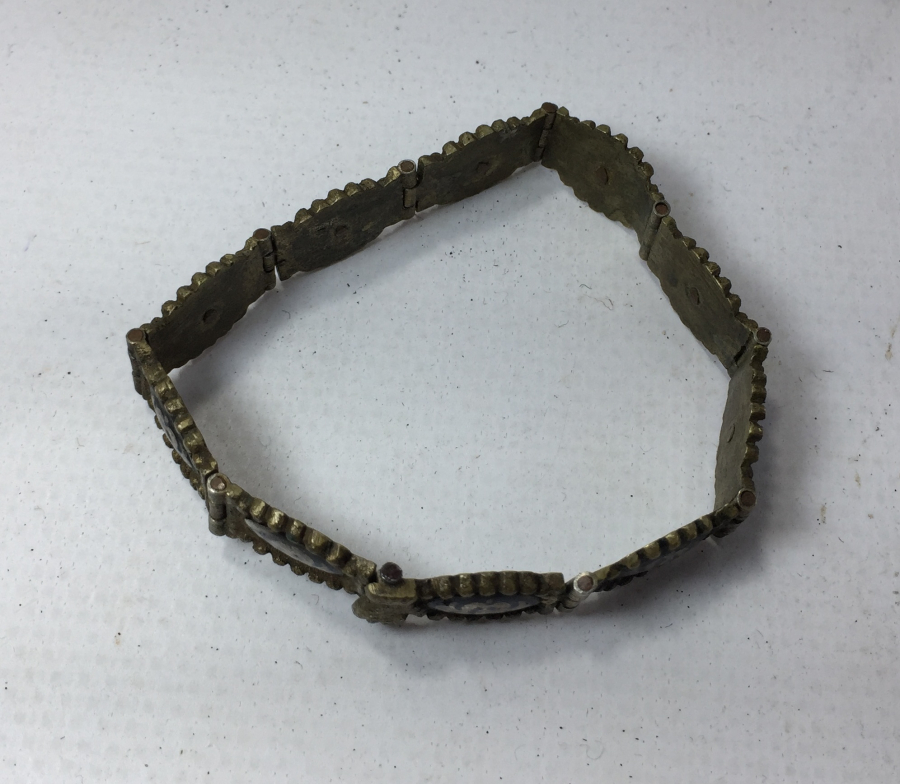 ÜZERİNDE FATMA ANAMIZIN ELİ BULUNAN SAVATLI OSMANLI BİLEKLİK - NAZAR TILSIMLI