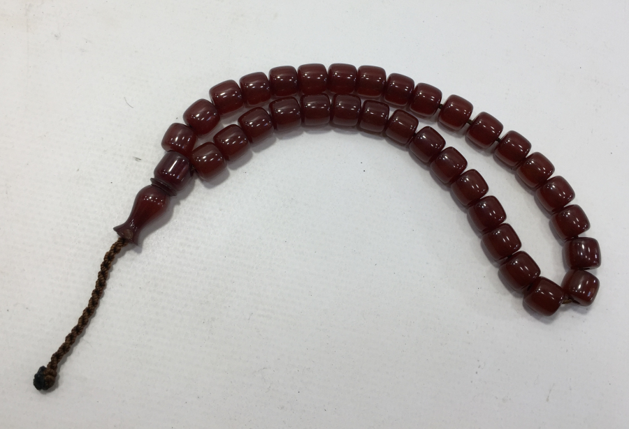 HARELİ AĞA İŞİ ANTİKA KATALİN  TESBİH