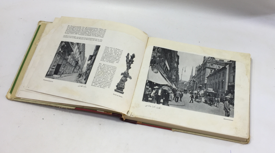 OSMANLI DÖNEMİ ÇOK NADİR VİYANA ŞEHRİNE GELEN OSMANLI DEVLET ADAMLARI İÇİN HAZIRLANMIŞ ŞEHİR KİTAPÇIĞI