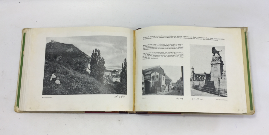 OSMANLI DÖNEMİ ÇOK NADİR VİYANA ŞEHRİNE GELEN OSMANLI DEVLET ADAMLARI İÇİN HAZIRLANMIŞ ŞEHİR KİTAPÇIĞI