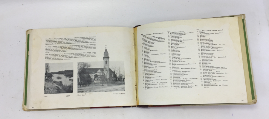 OSMANLI DÖNEMİ ÇOK NADİR VİYANA ŞEHRİNE GELEN OSMANLI DEVLET ADAMLARI İÇİN HAZIRLANMIŞ ŞEHİR KİTAPÇIĞI