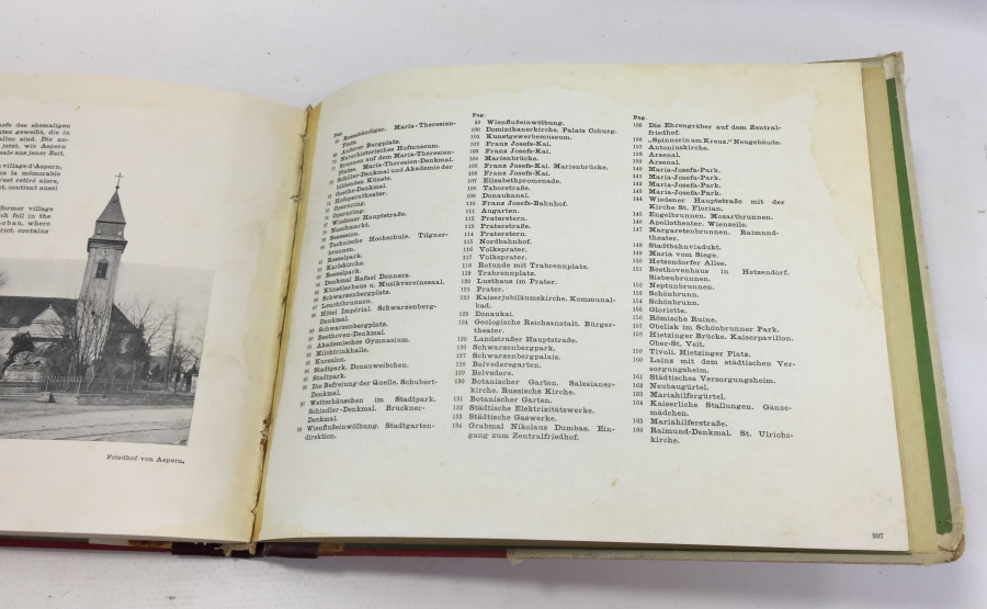 OSMANLI DÖNEMİ ÇOK NADİR VİYANA ŞEHRİNE GELEN OSMANLI DEVLET ADAMLARI İÇİN HAZIRLANMIŞ ŞEHİR KİTAPÇIĞI