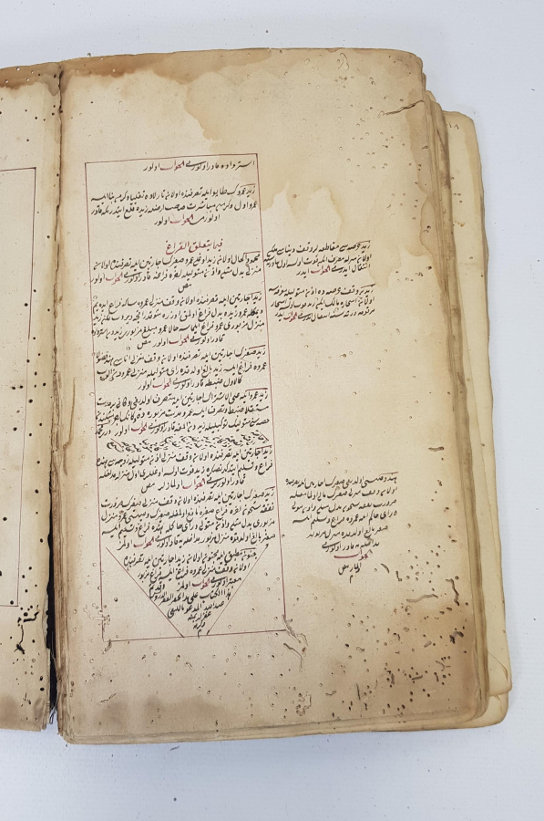 EL YAZMA TEZHİPLİ FETVA KİTABI 