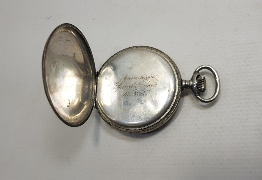 LOTUS MARKA GÜMÜŞ CEP SAATİ 